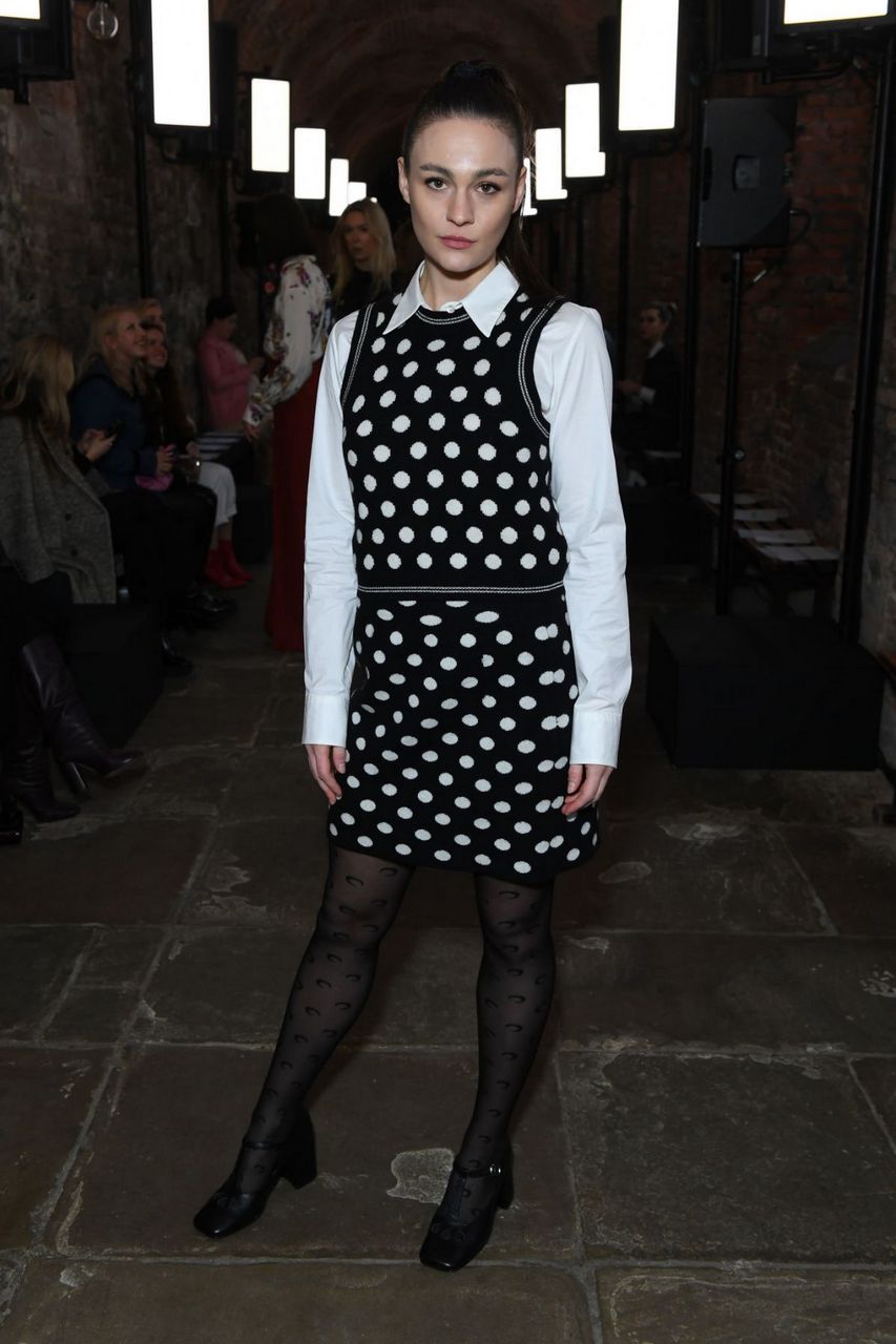 Sophie Cookson And Sophie Skelton Paul And Joe Show London Fashion Week