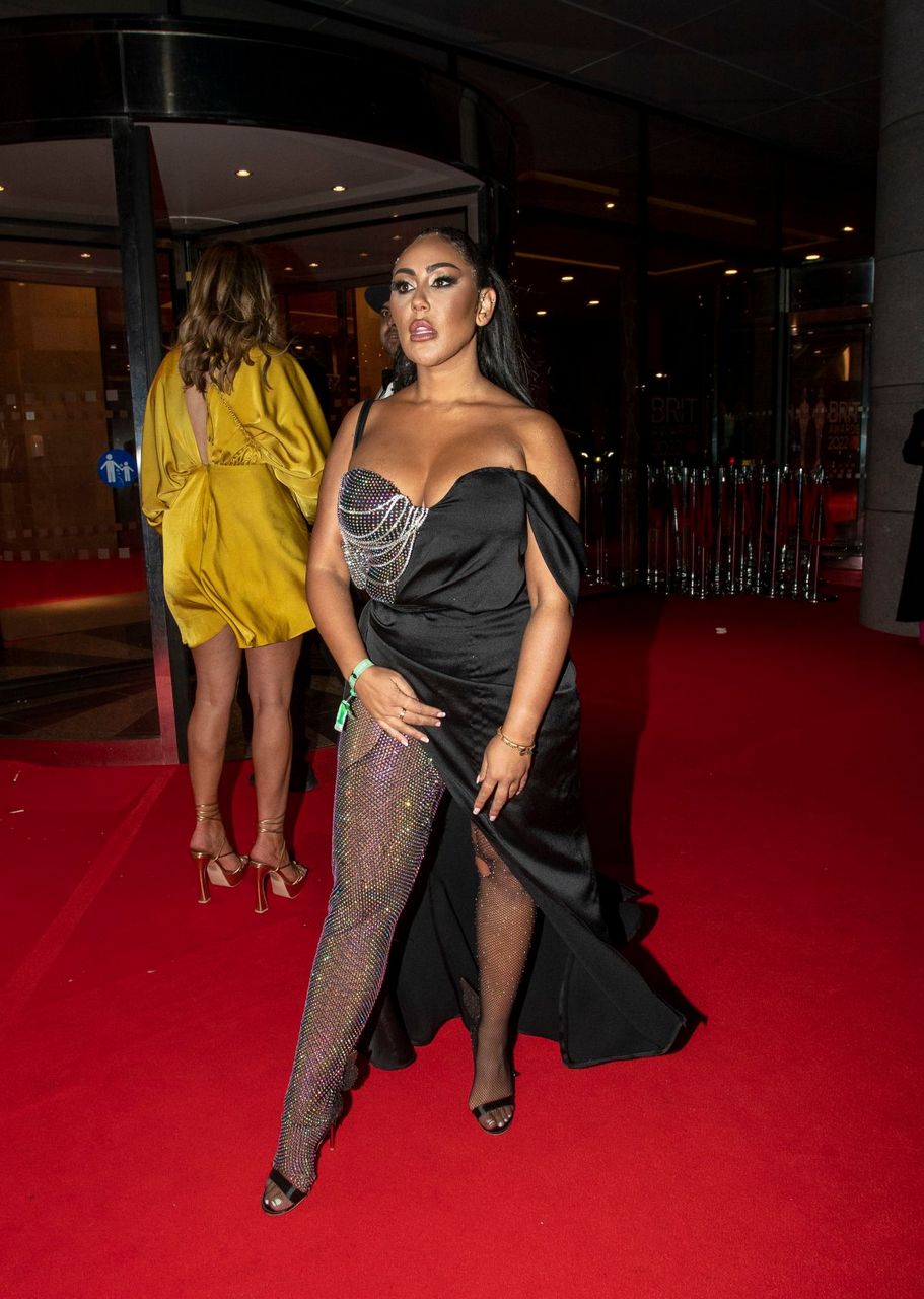 Sophie Kasaei Leaves 42nd Brit Awards Afterparty London