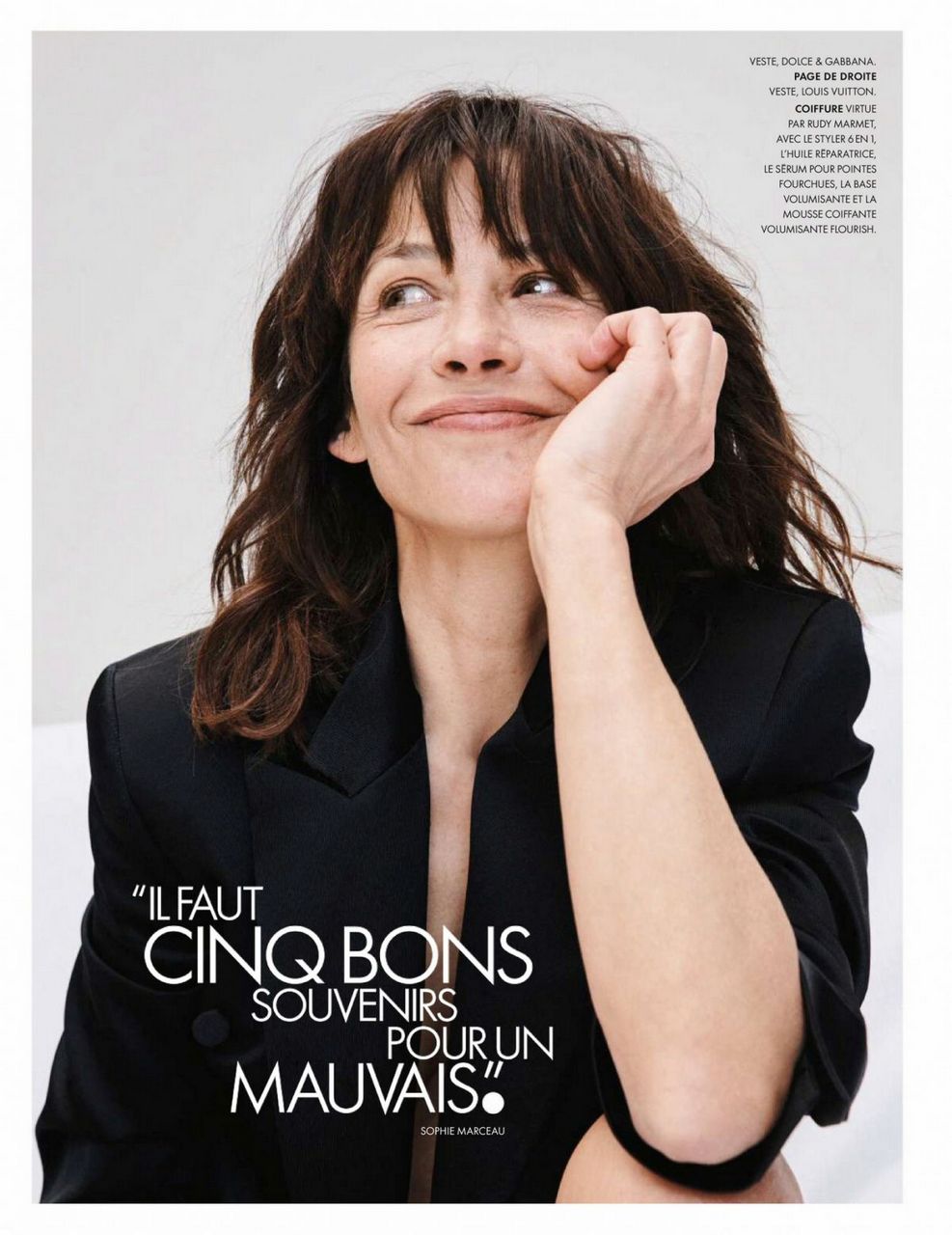 Sophie Marceau Elle Magazine France March