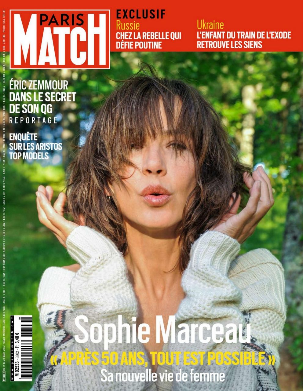 Sophie Marceau Paris Match March