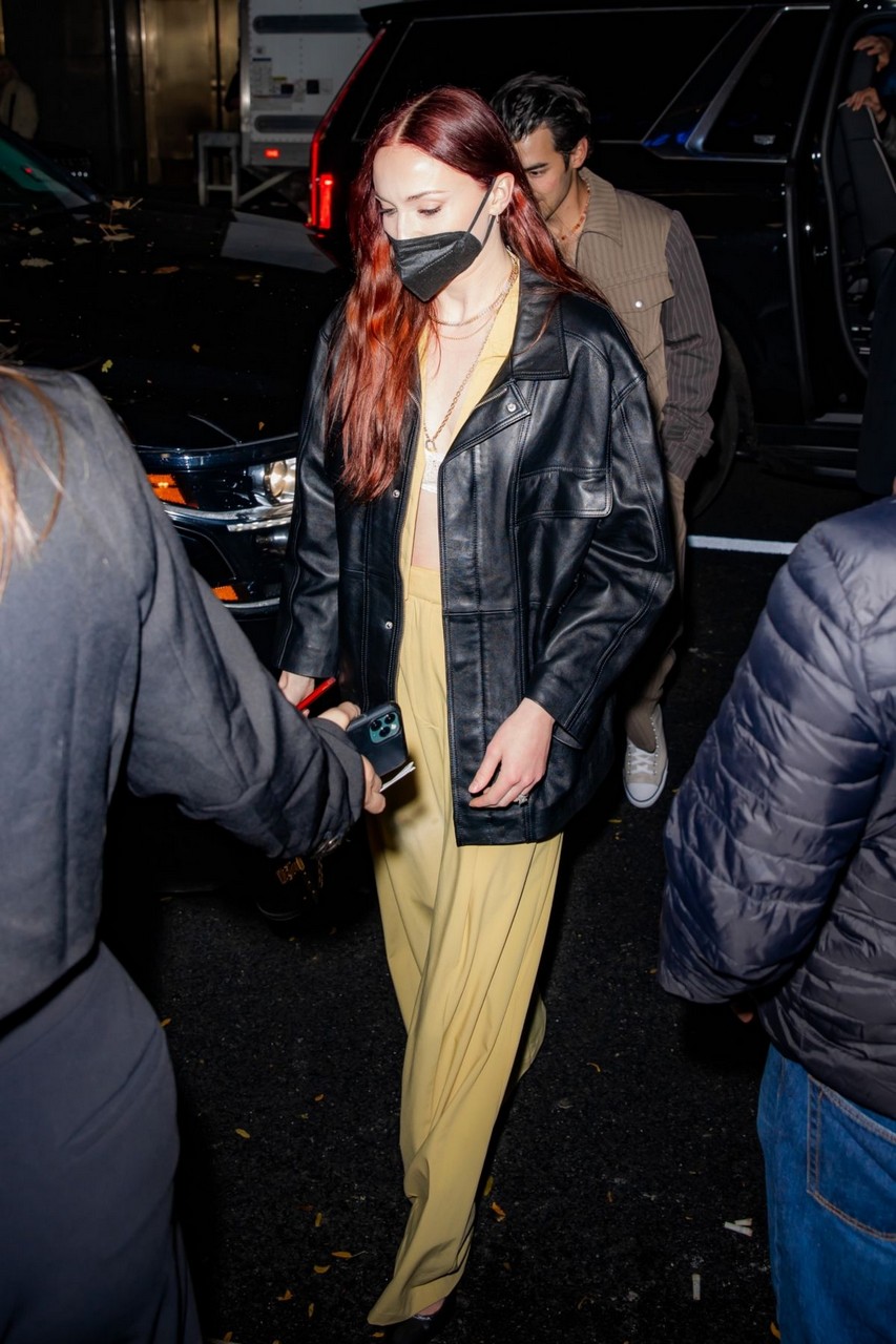 Sophie Turner Adn Joe Jonas Arrives Snl Afterparty New York