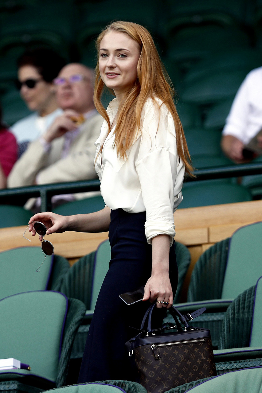 Sophie Turner At The Sw19 Grounds Of The Wimbledon