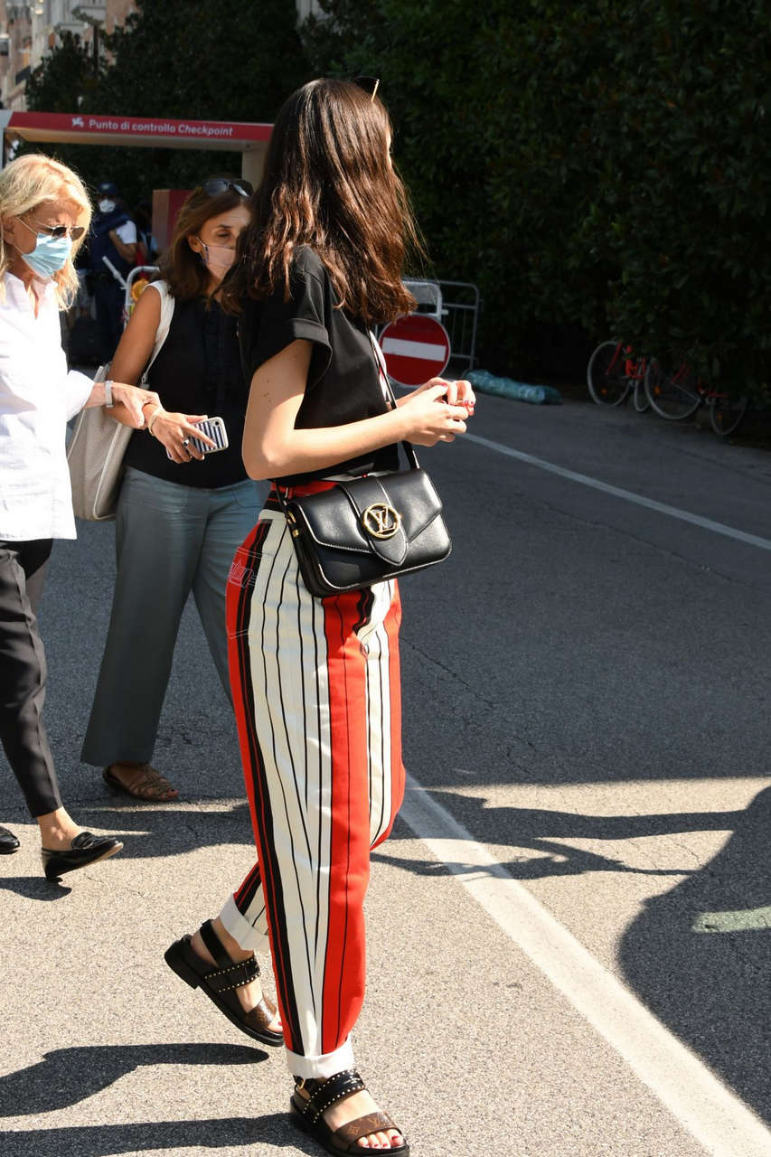 Stacy Martin Out About Venice