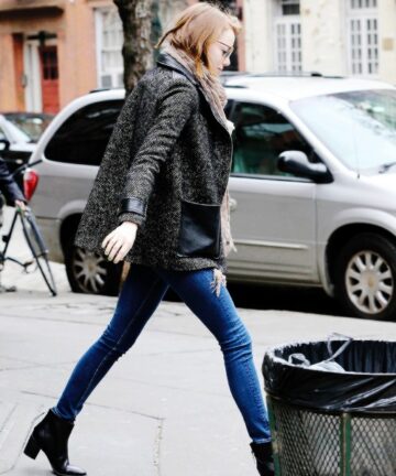Stonefieldofdreams Emma Stone Out In Nyc