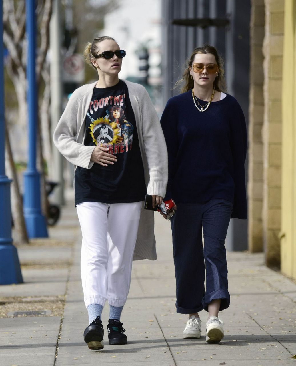 Suki And Immy Waterhouse Out West Hollywood