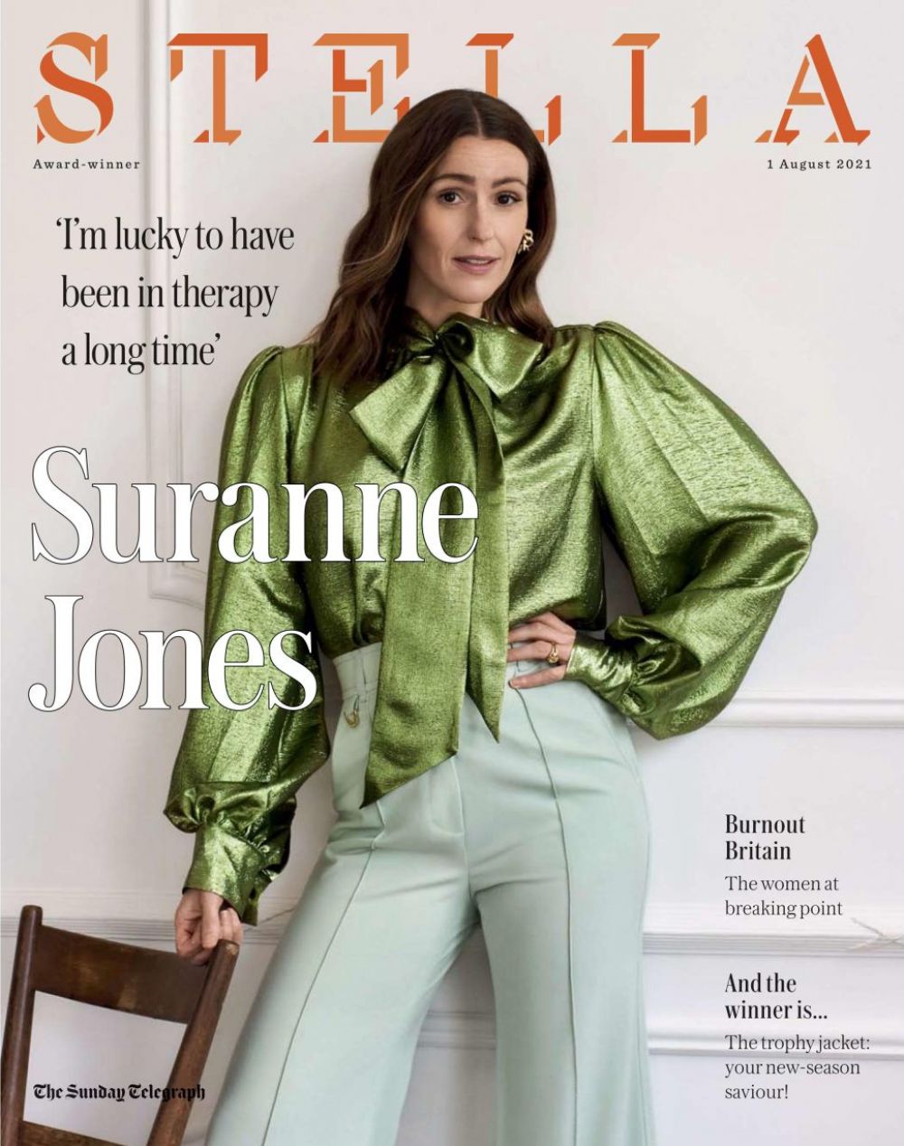 Suranne Jones Stella Magazine August