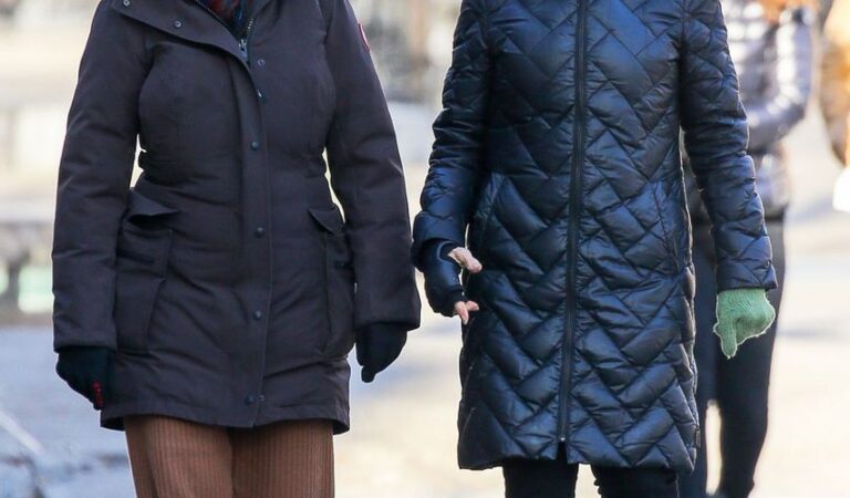 Susan Sarandon And Jessica Lange Out New York (7 photos)