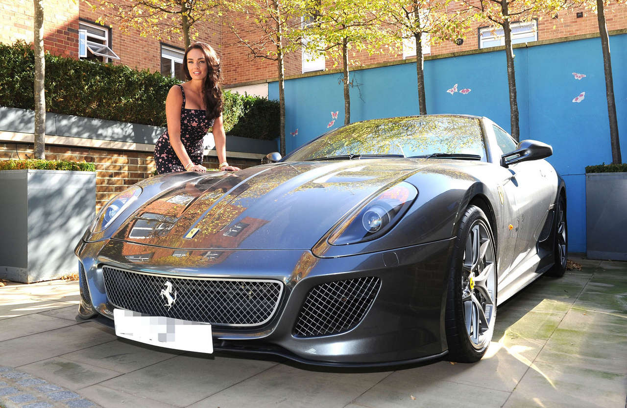 Tamara Ecclestone Poses With Ferrari 599 For Billion Girl Show