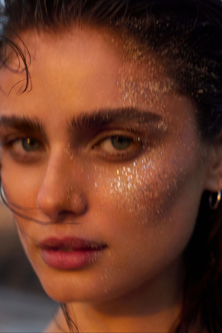 Taylor Hill For Zara Spring 2022 Campaign