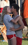 Taylor Lautner With Taylor Swift On Set
