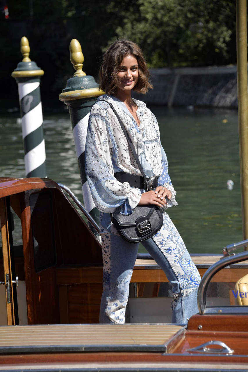 Taylor Marie Hill Arrives Lido 2020 Venice Film Festival