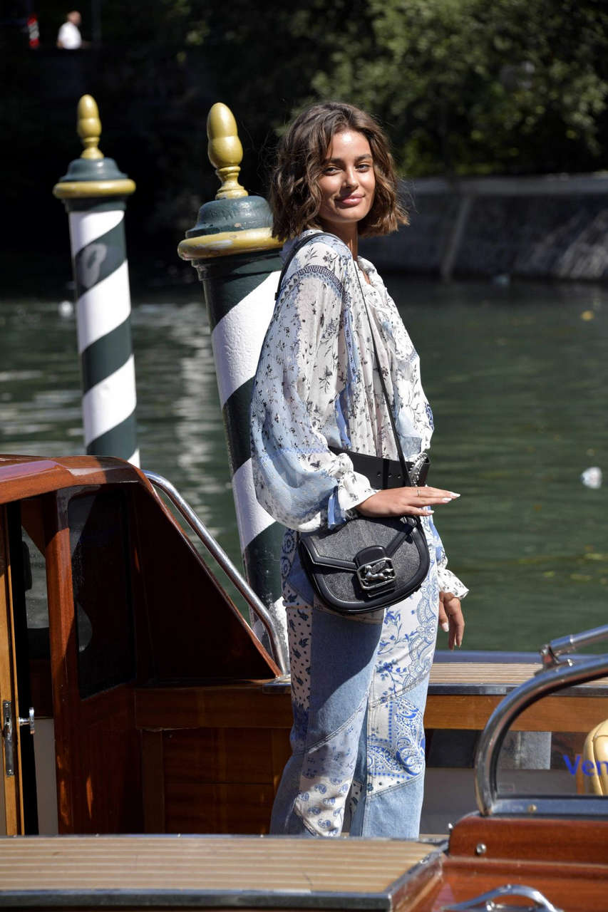 Taylor Marie Hill Arrives Lido 2020 Venice Film Festival