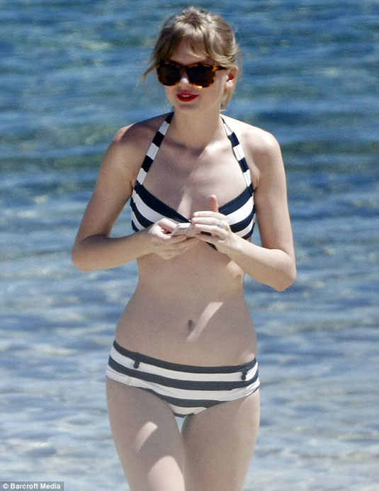 Taylor Swift Bikini Candids Beach Perth
