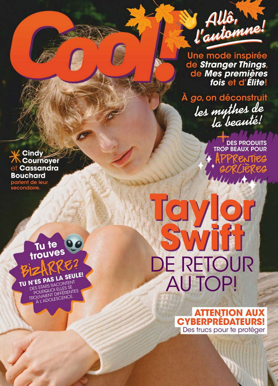 Taylor Swift Cool Canada Magazine October