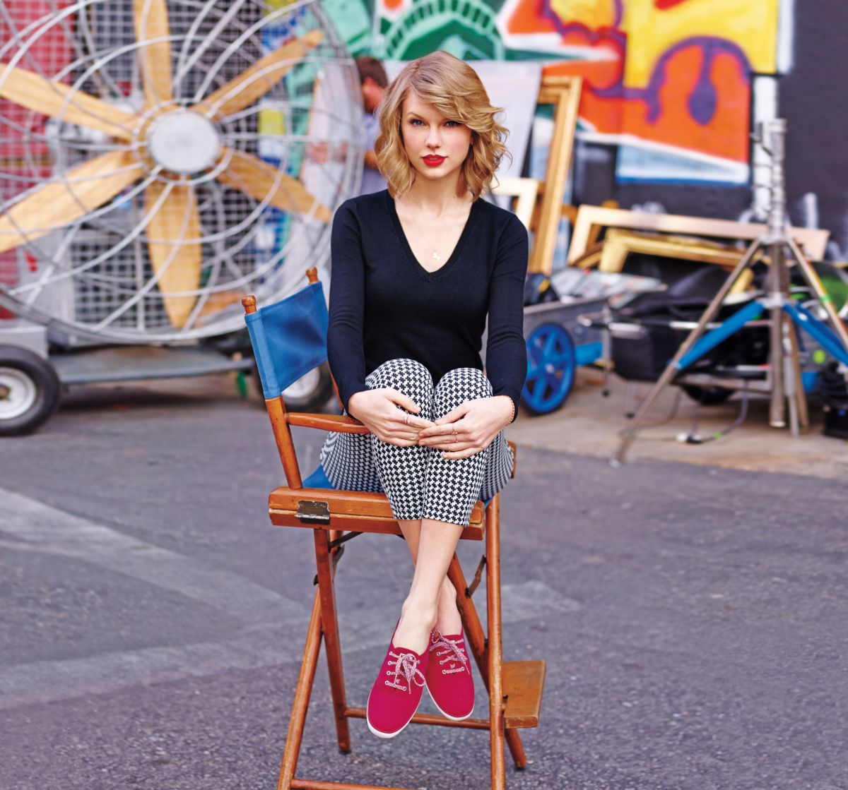 Taylor Swift Dewey Nicks Photoshoot For Keds Collection