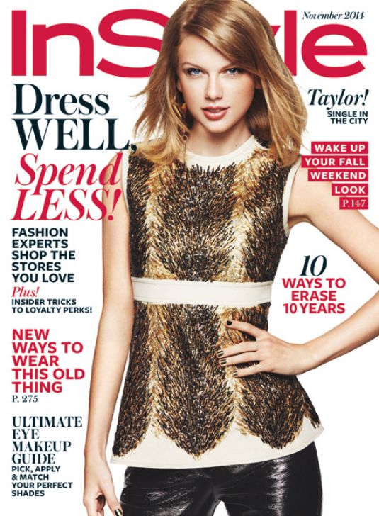 Taylor Swift Instyle Magazine November 2014 Issue