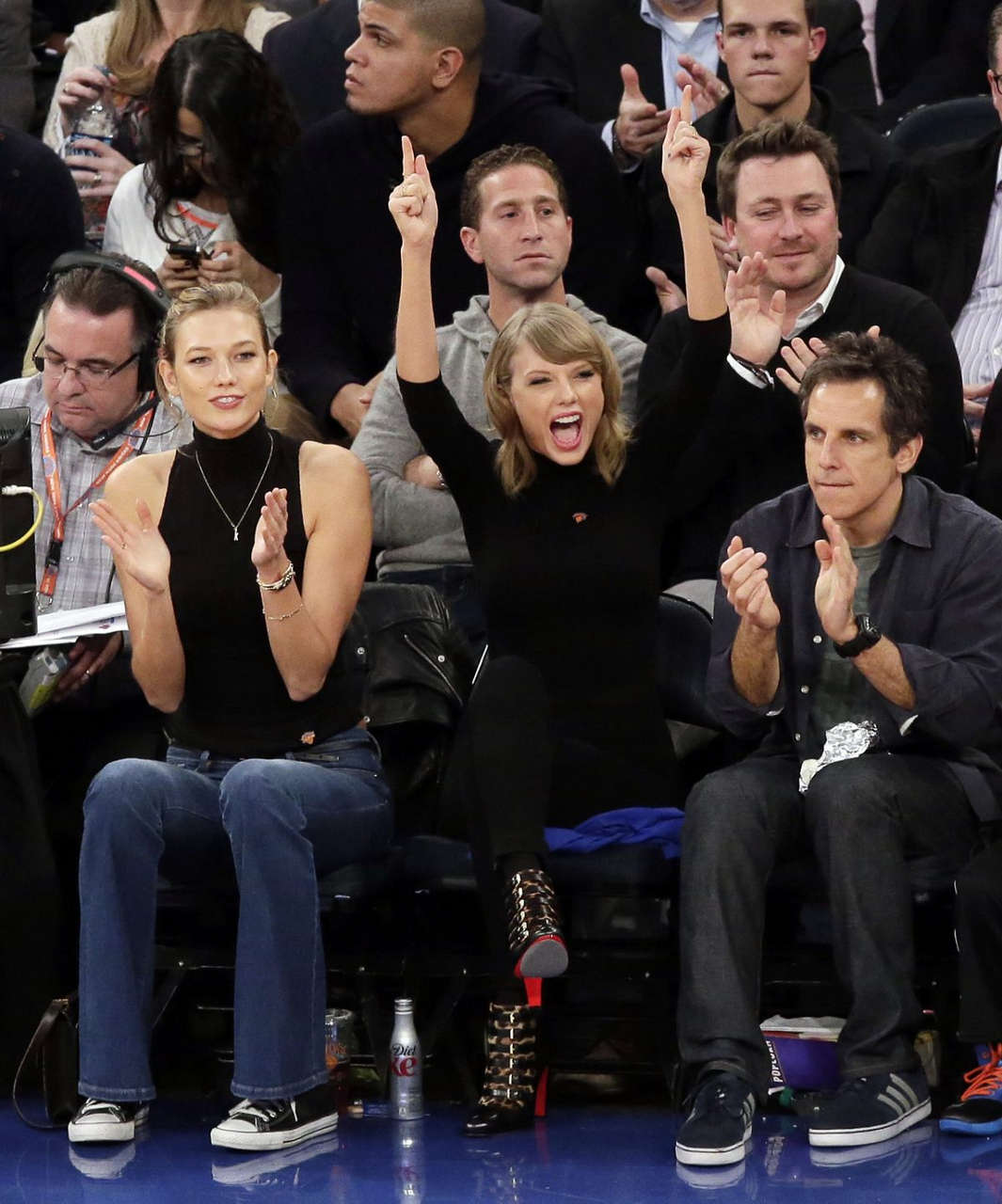 Taylor Swift Karlie Kloss New York Knicks Game