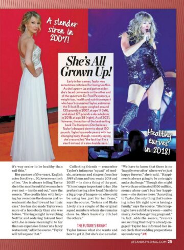 Taylor Swift Life Style Weekly December