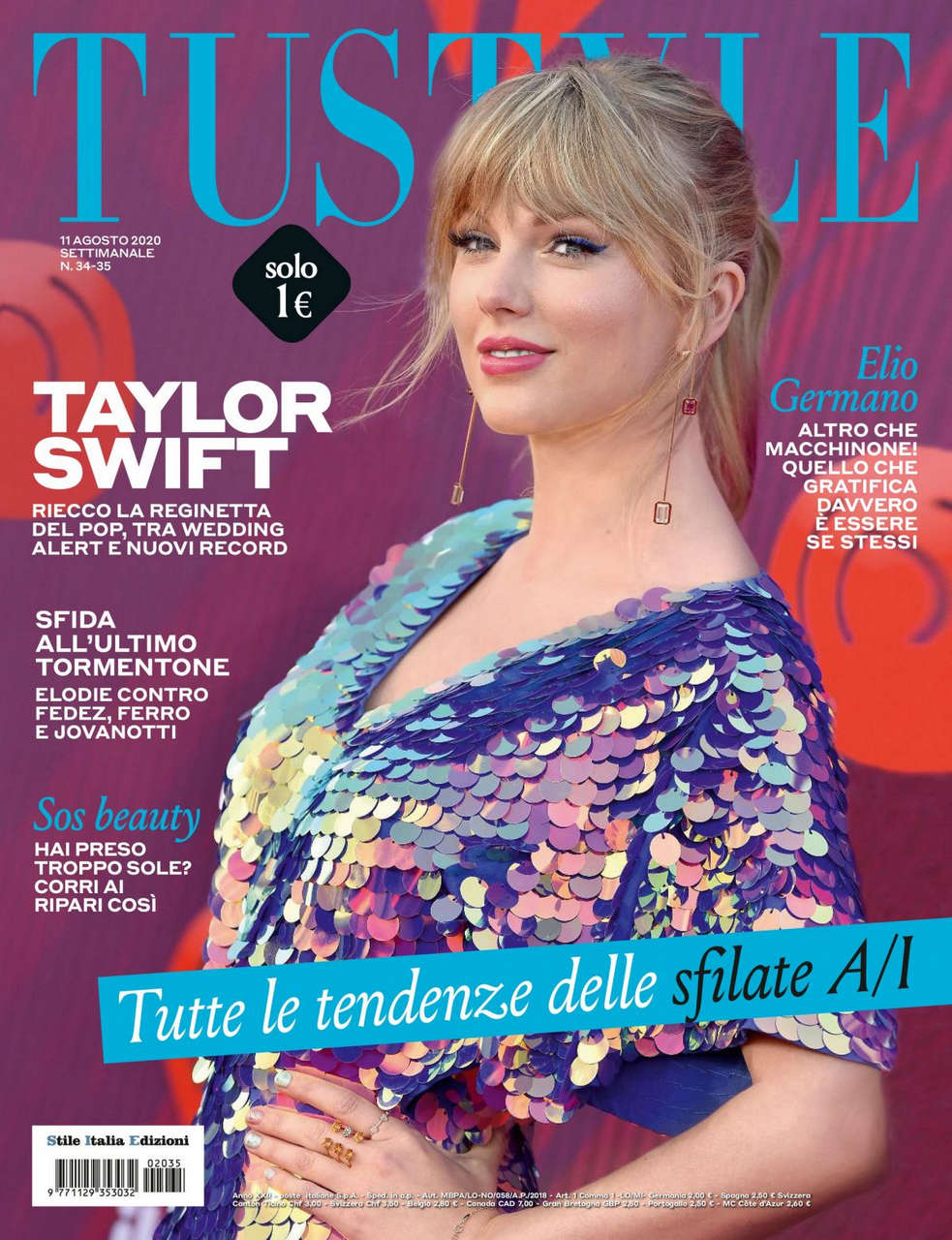 Taylor Swift Tu Style Magazine August