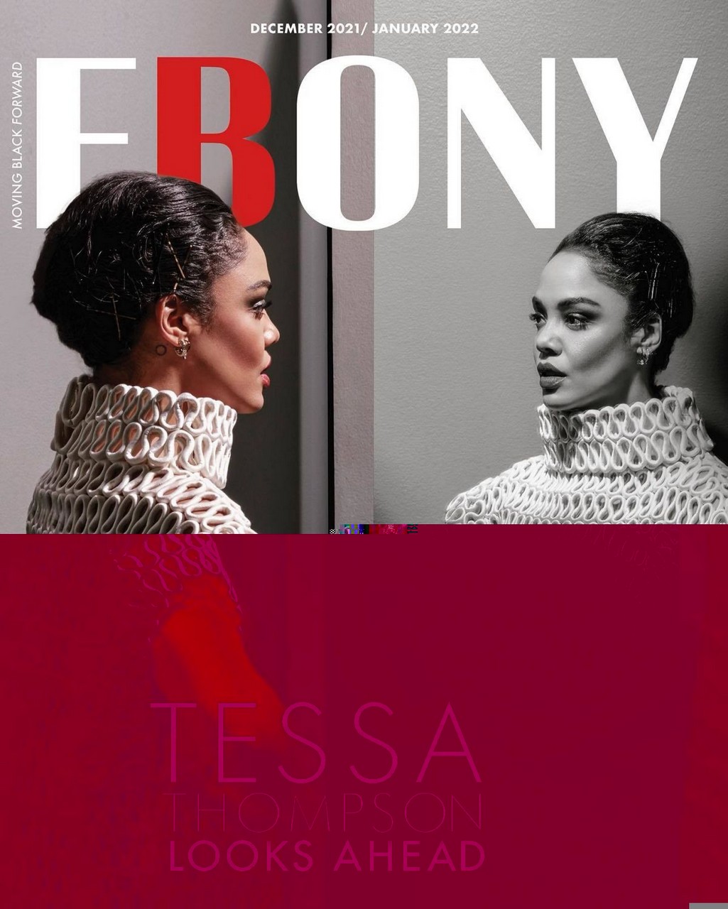 Tessa Thompson For Ebony Magazine December 2021 January