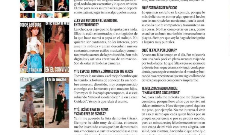 Thalia Caras Magazine September (9 photos)