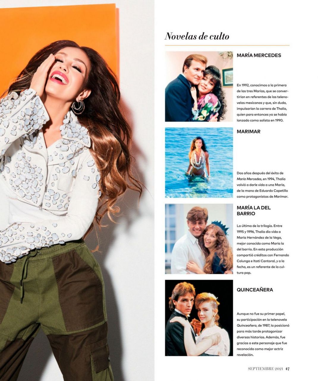 Thalia Caras Magazine September