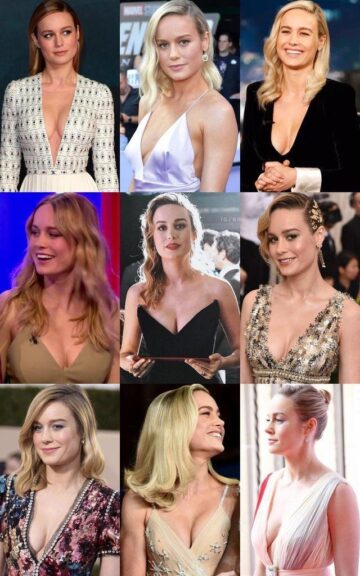 The Many Cleavages Of Brie Larson Hot