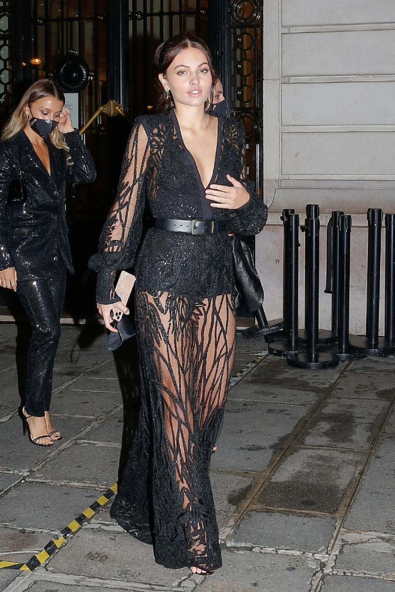 Thylane Blondeau Leaves Etam Fashion Show Pfw Paris