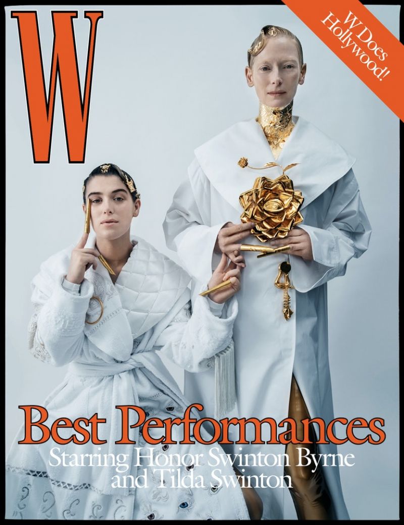 Tilda And Honor Swinton For W Magazine Best Performance Issue January