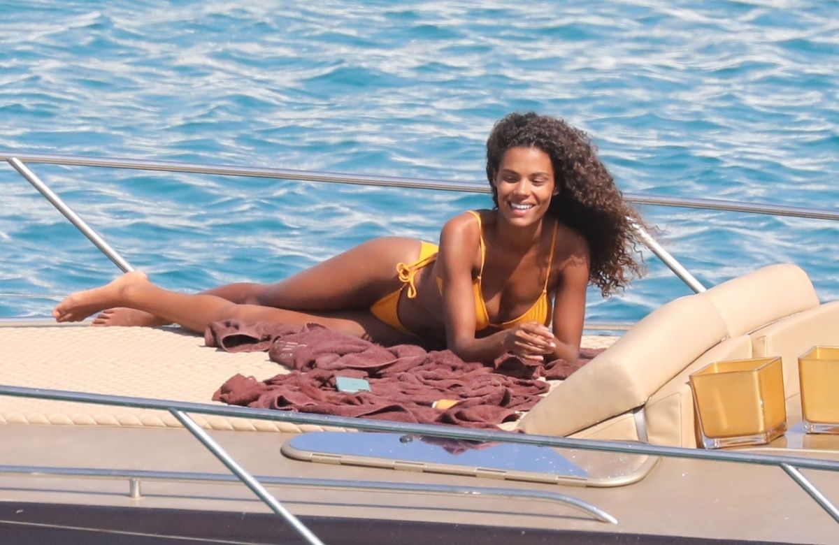 Tina Kunakey Bikinis Holiday Greece