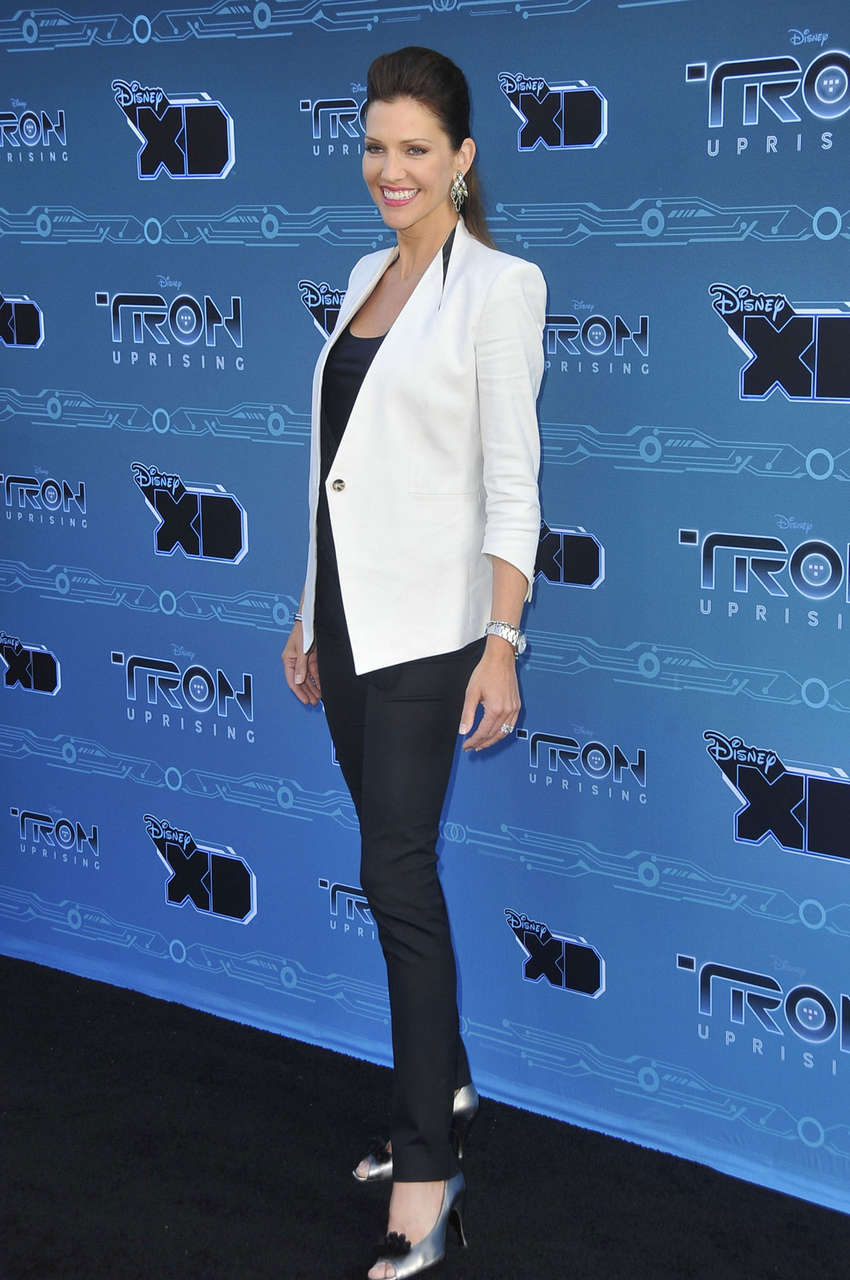 Tricia Helfer Disney Xds Tron Uprising Premiere Glendale