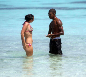 Tulisa Contostavlos Bikini Vacation Maldives