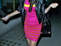 Tulisa Contostavlos Out For Dinner London