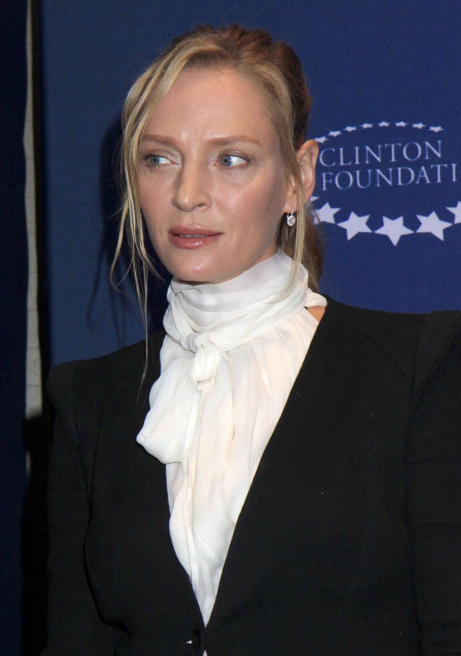 Uma Thurman 2014 Clinton Global Citozen Awards New York
