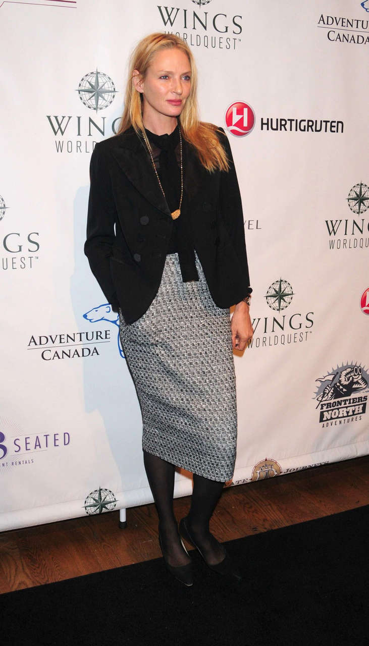Uma Thurman 2014 Wings Worldquest Women Discovery Awards
