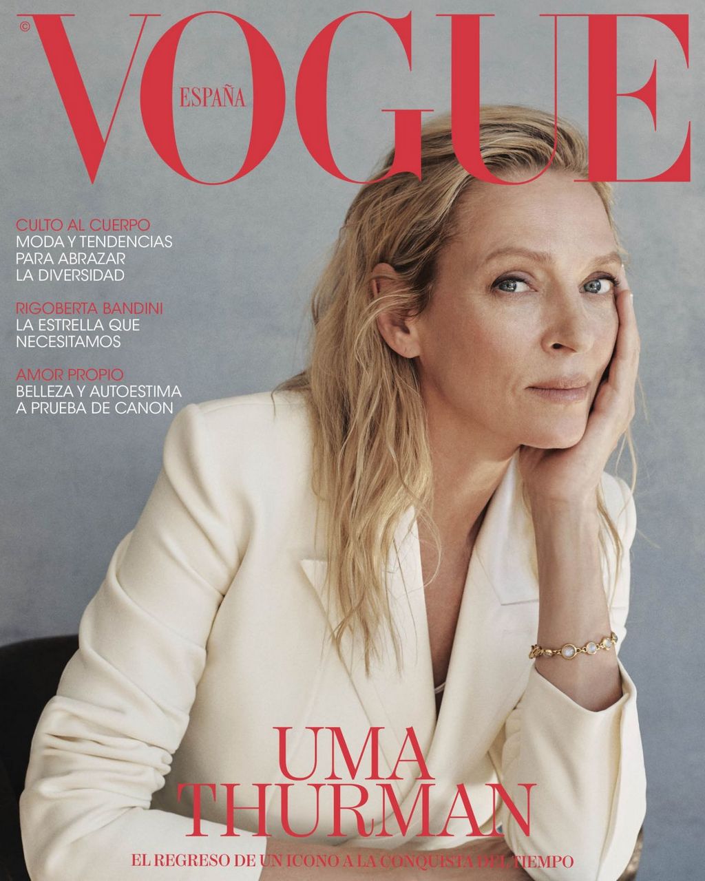 Uma Thurman For Vogue Magazine Spain March