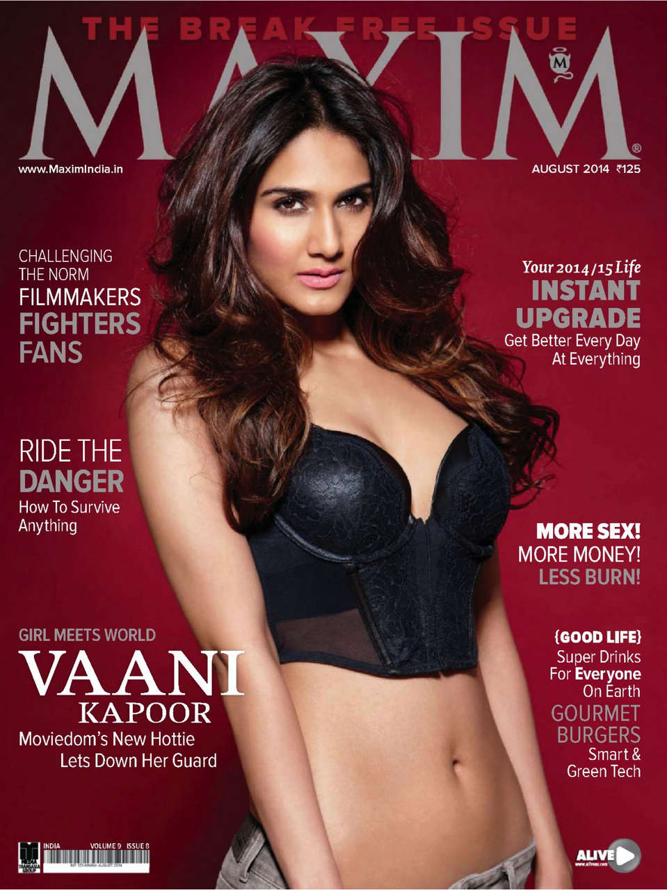 Vaani Kapoor Maxim Magazine India August 2014 Issue