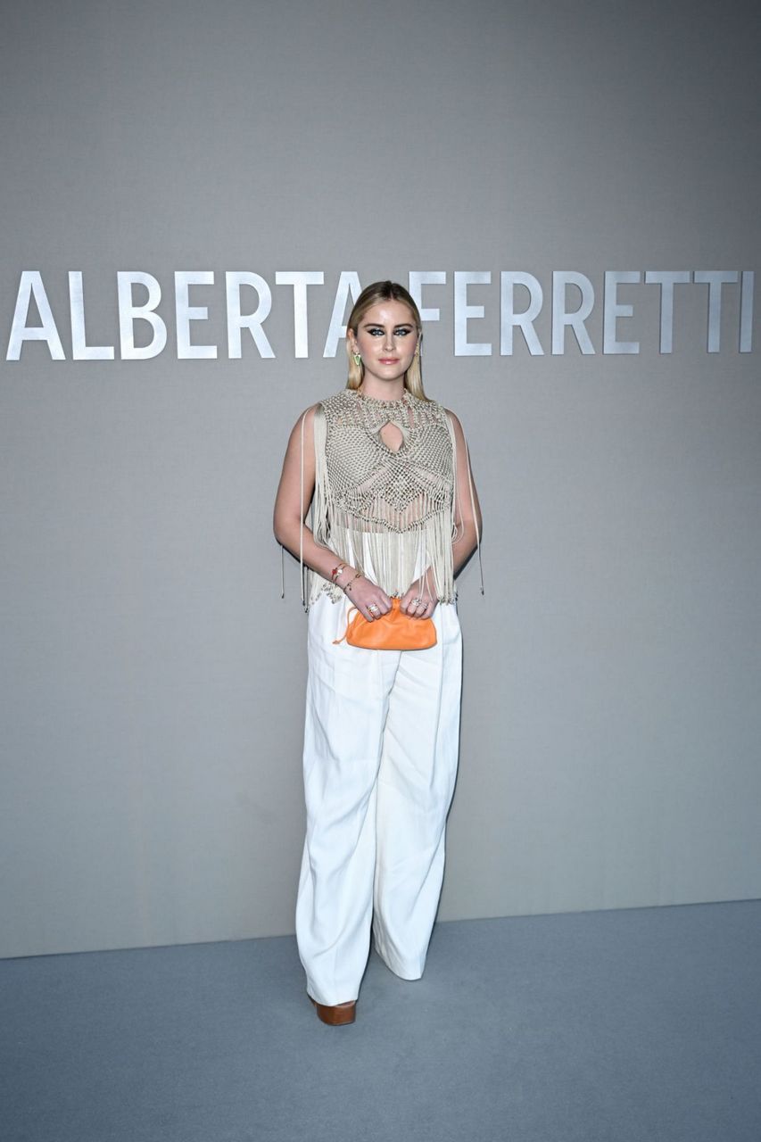 Valentina Ferragni Alberta Ferretti Fashion Show Milan
