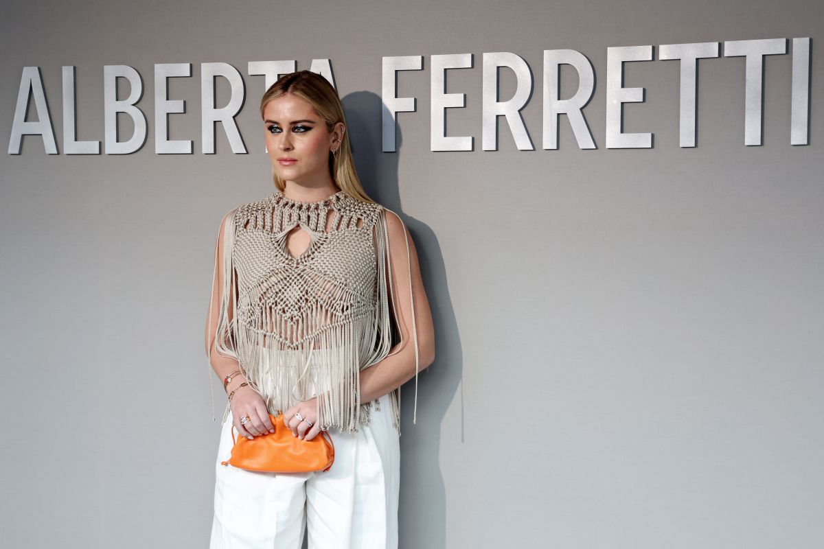 Valentina Ferragni Alberta Ferretti Fashion Show Milan