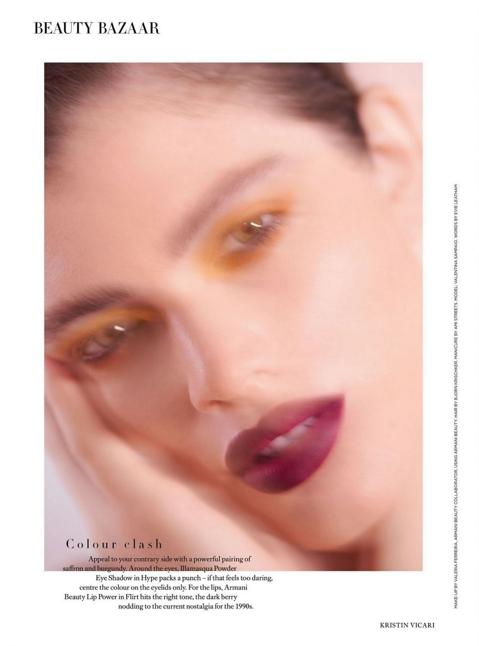 Valentina Sampaio Harper S Bazaar Magazine Uk February