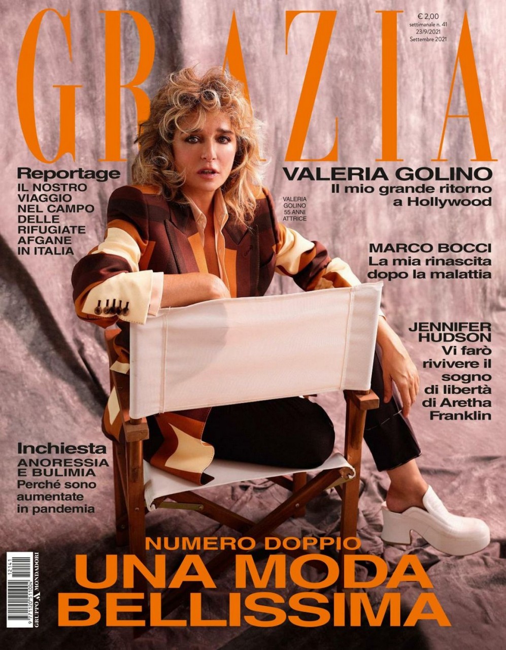 Valeria Golino Grazia Magazine Italy September