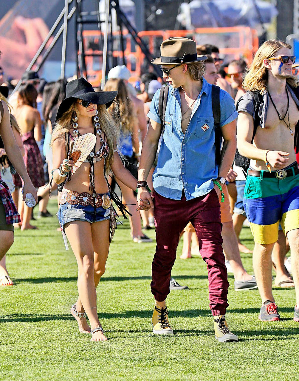 Vanessa Hudgens 2014 Coachella Music Arts Festival Indio