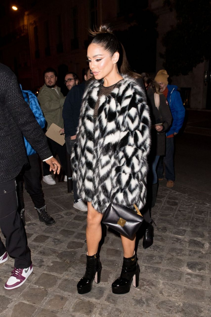 Vanessa Hudgens Arrives Soho House Paris