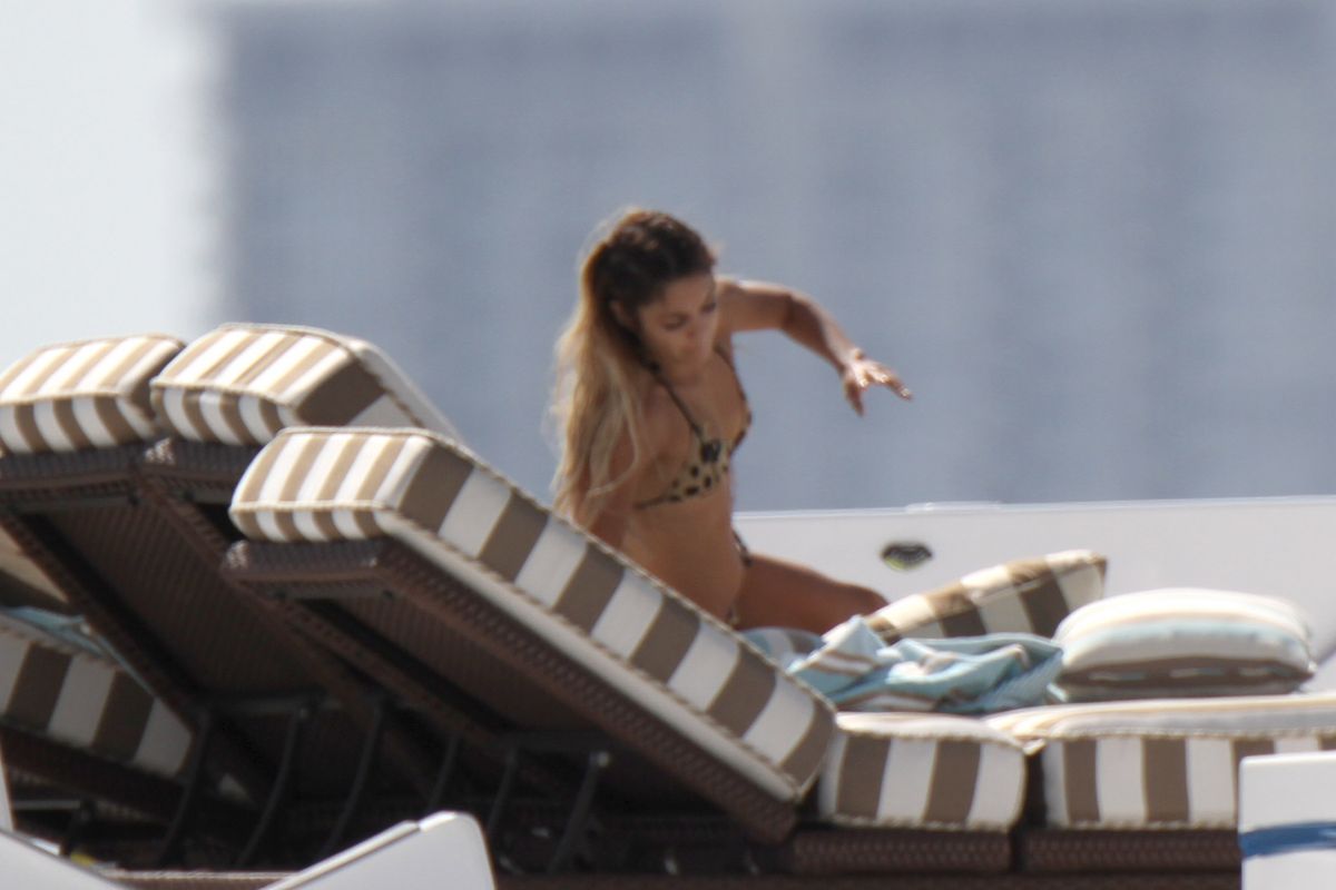 Vanessa Hudgens Ashley Tisdale Bikinis Yacht Miami