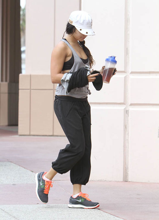 Vanessa Hudgens Going To Gym Studio City