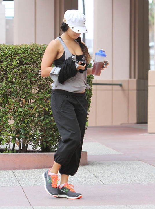 Vanessa Hudgens Going To Gym Studio City