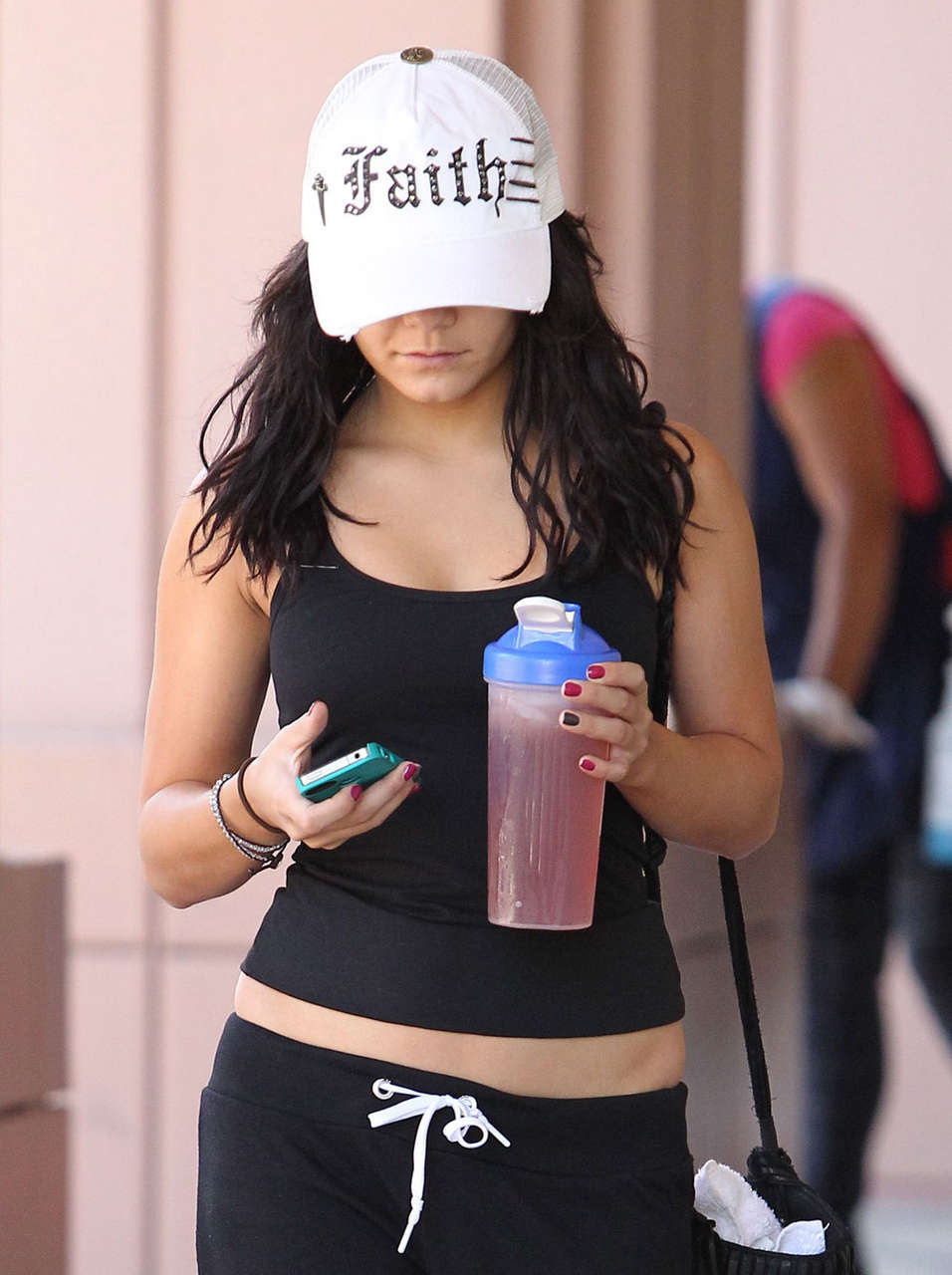Vanessa Hudgens Heading To Gym Los Angeles