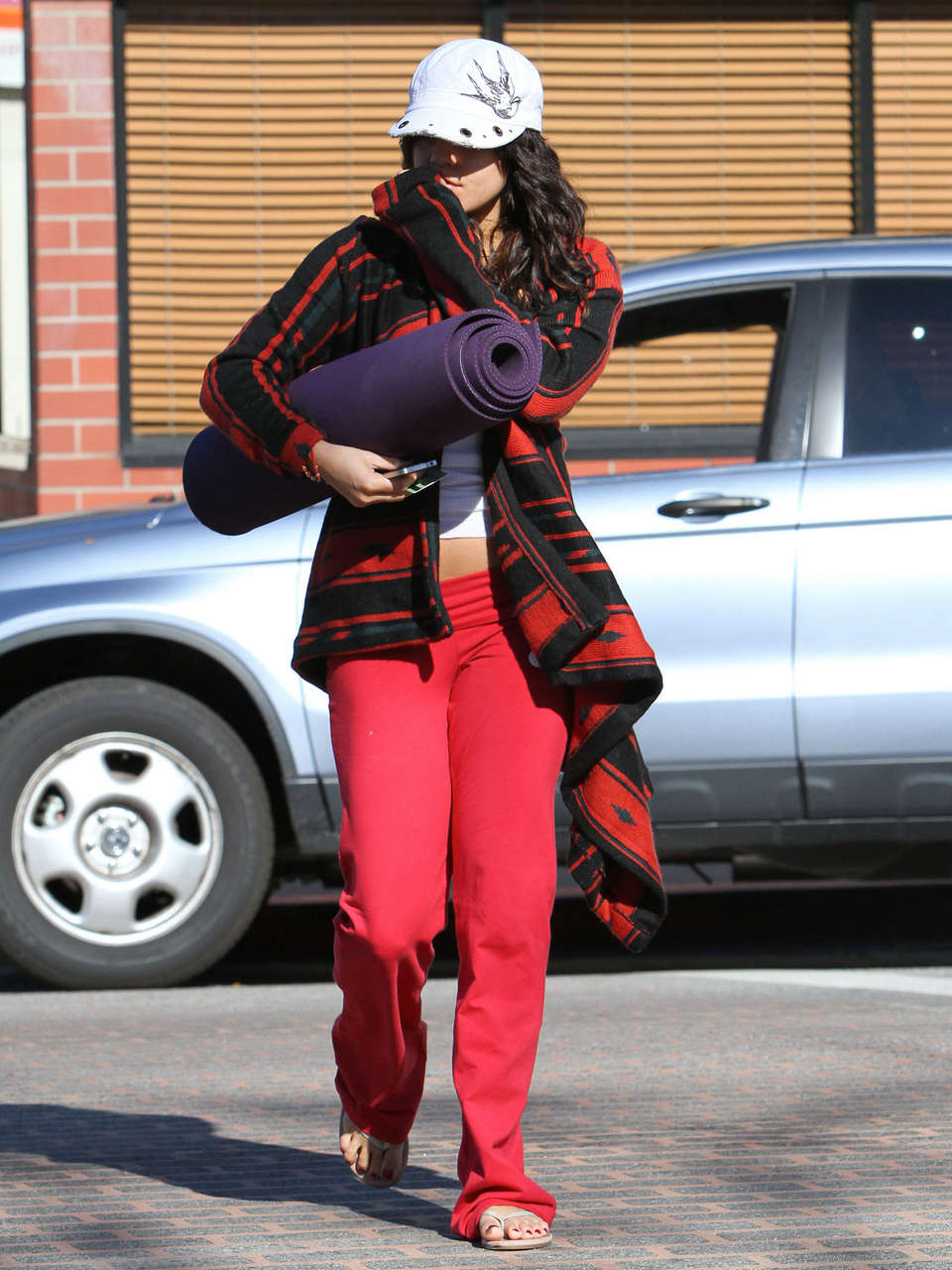 Vanessa Hudgens Heading To Yoga Class Los Angeles