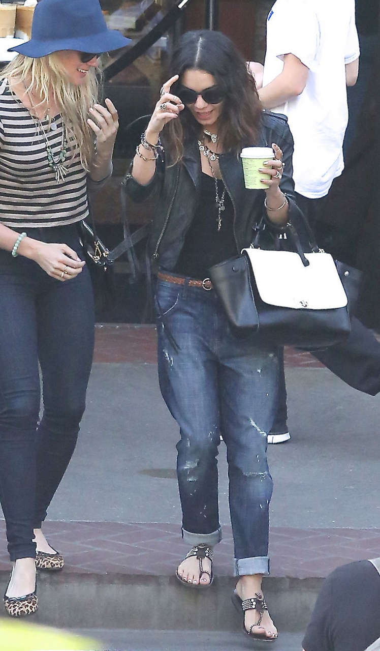 Vanessa Hudgens Leaves Urth Caffe Los Angeles