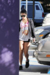 Vanessa Hudgens Leggy Candids Heading To Fitness Studio City